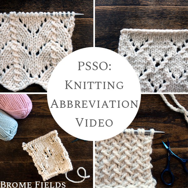 psso knitting