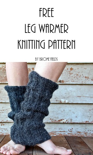 DISCERNMENT : Women’s Leg Warmer Knitting Pattern – Brome Fields