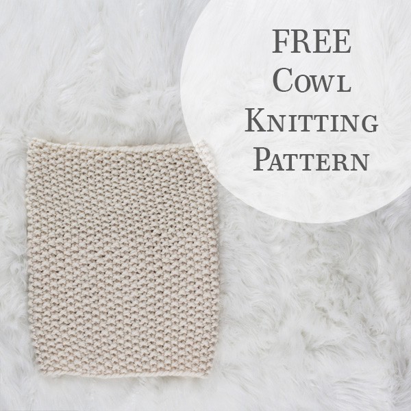 Want S'more Light Cowl PDF- Knitting Pattern – Queen City Yarn