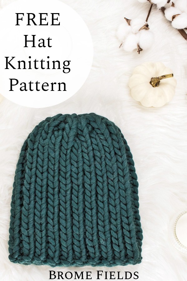 Slouchy Hat Knitting Pattern : Just Breathe : Brome Fields