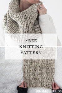 Cowl Knitting Pattern : Simplicity : Brome Fields