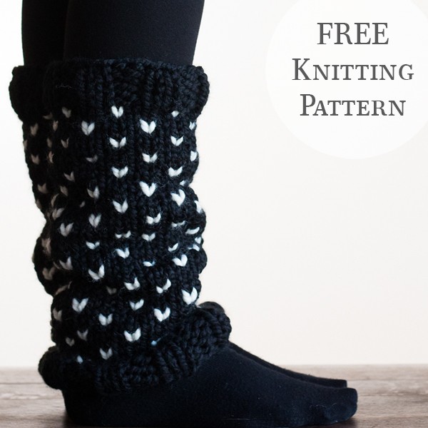 Leg Warmer Knitting Pattern : Perceptiveness : Brome Fields