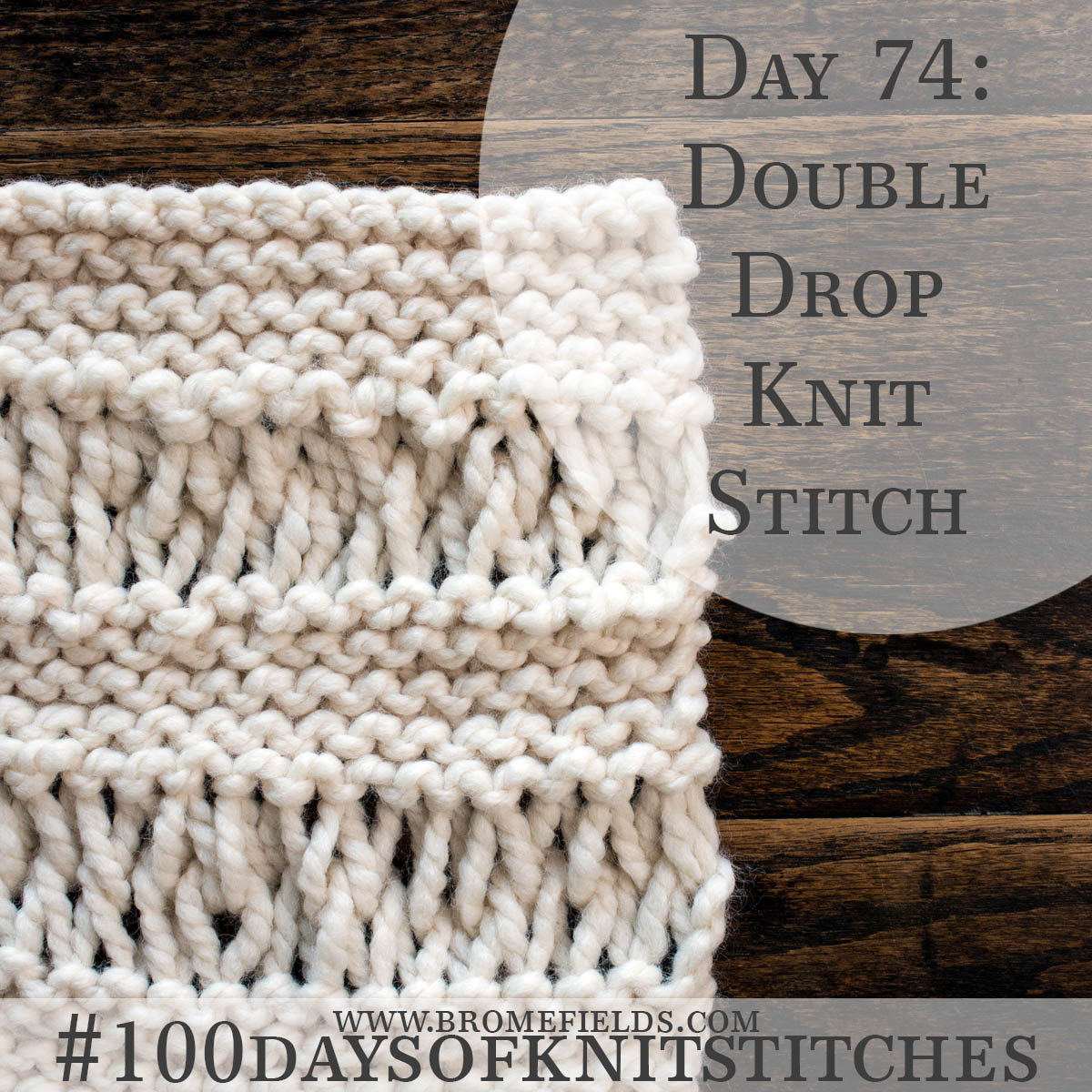 big B: 100 Stitches - Double knot stitch