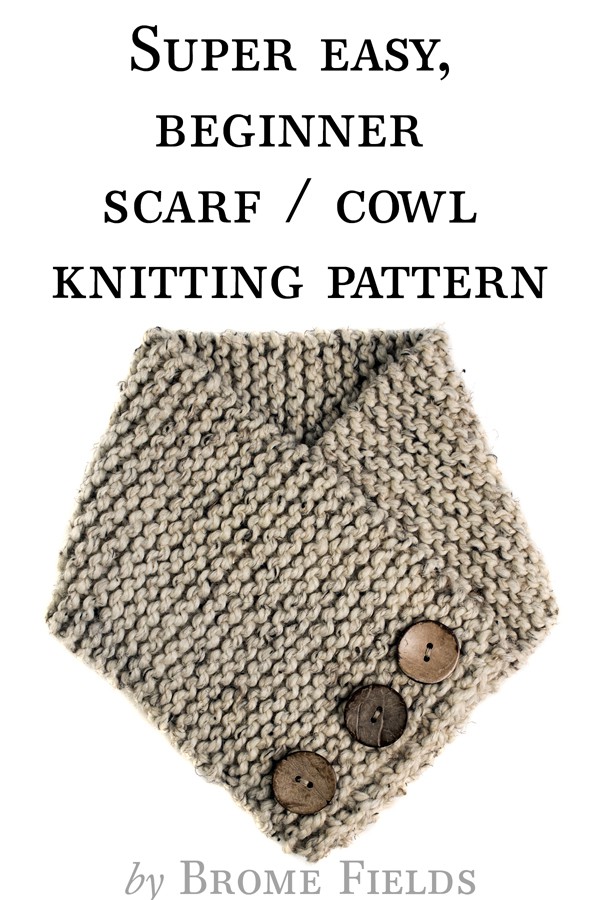 Free Trust Scarf Cowl Knitting Pattern Brome Fields