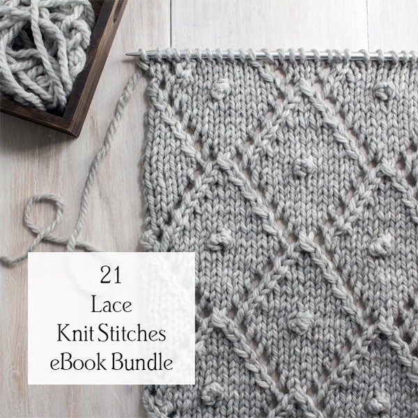 21 Days of Lace Knit Stitches Bundle