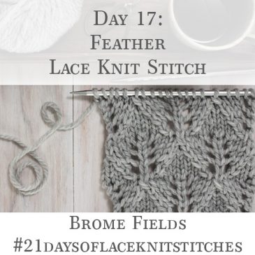 25 Beginner Knit Stitches eBook Bundle : Brome Fields