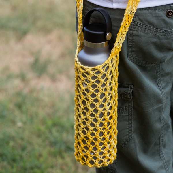 Water Bottle Sling Knitting Pattern : Blissful : Brome Fields
