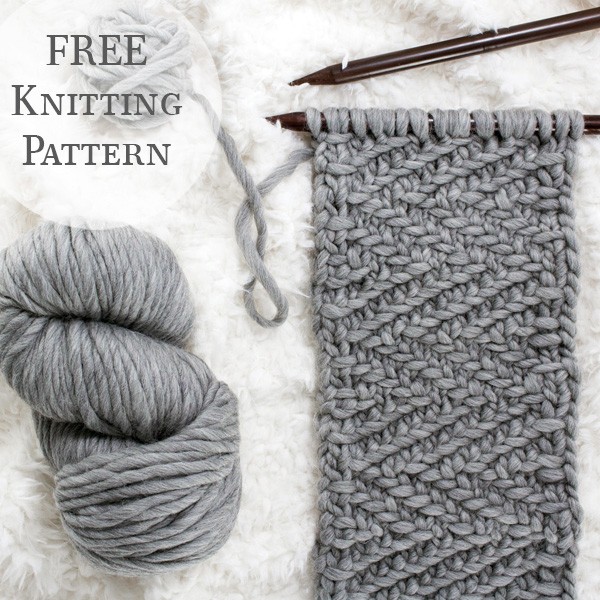Herringbone Twill Scarf Knitting Pattern : Stewardship : Brome Fields