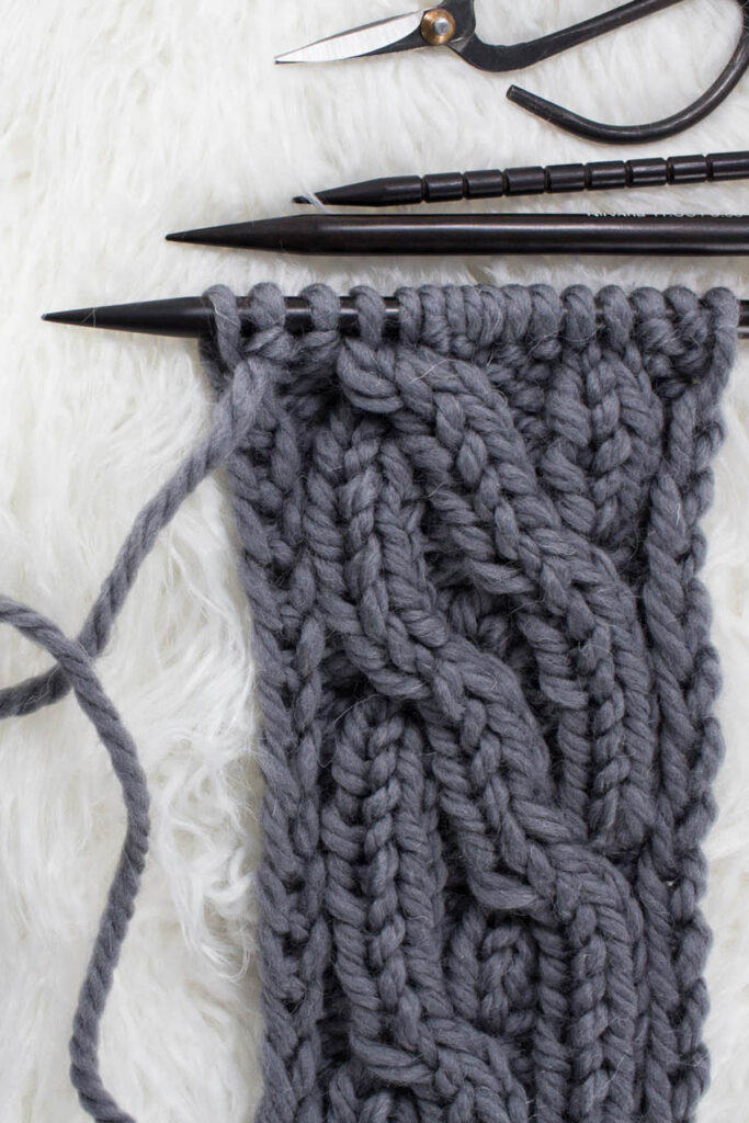 Learn to Knit: 1 by 1 Cables - Stolen Stitches