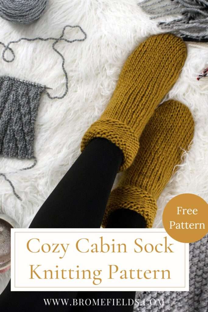 Chunky Sock Knitting Pattern : Knit a Gift Now