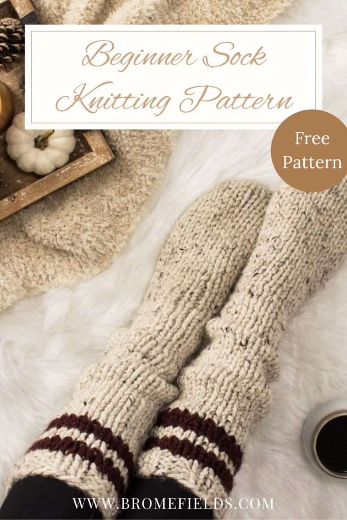 Beginner Tube Sock Knitting Pattern : Learn How Now