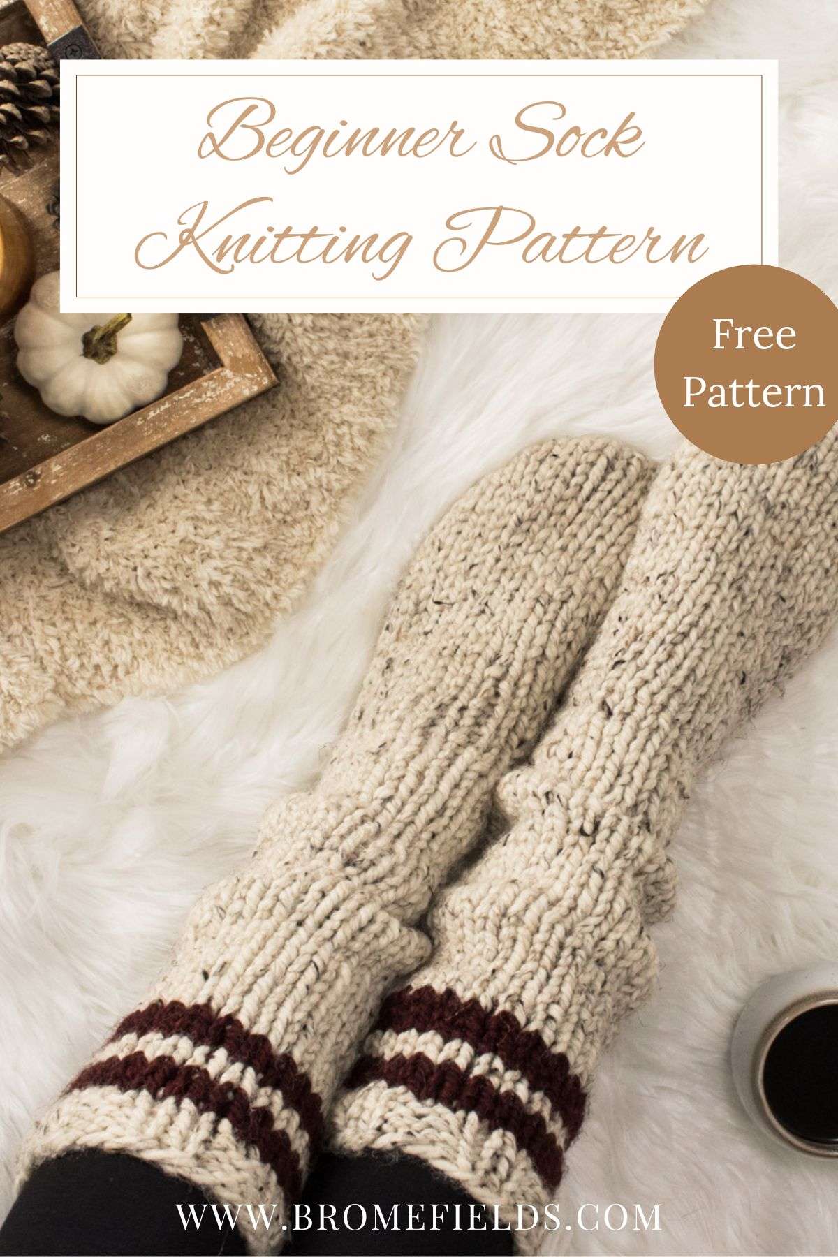 Beginner Tube Sock Knitting Pattern Learn How Now