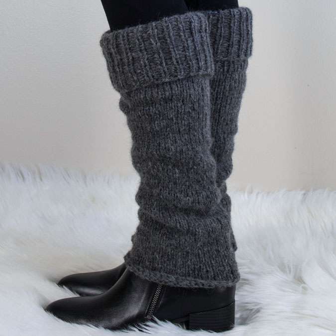 Fuzzy Leg Warmers Knitting Pattern