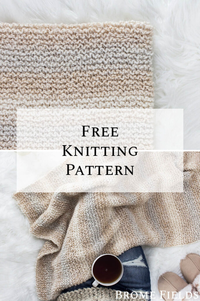 Free & Easy Blanket Knitting Pattern : Get it now :)
