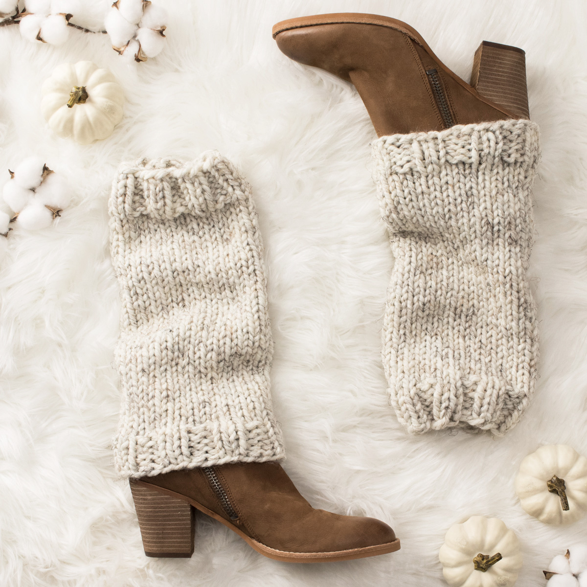 Plain Women Leg Warmers Crochet Knit Ribbed Knee High Winter Boot Wool Long  Sock