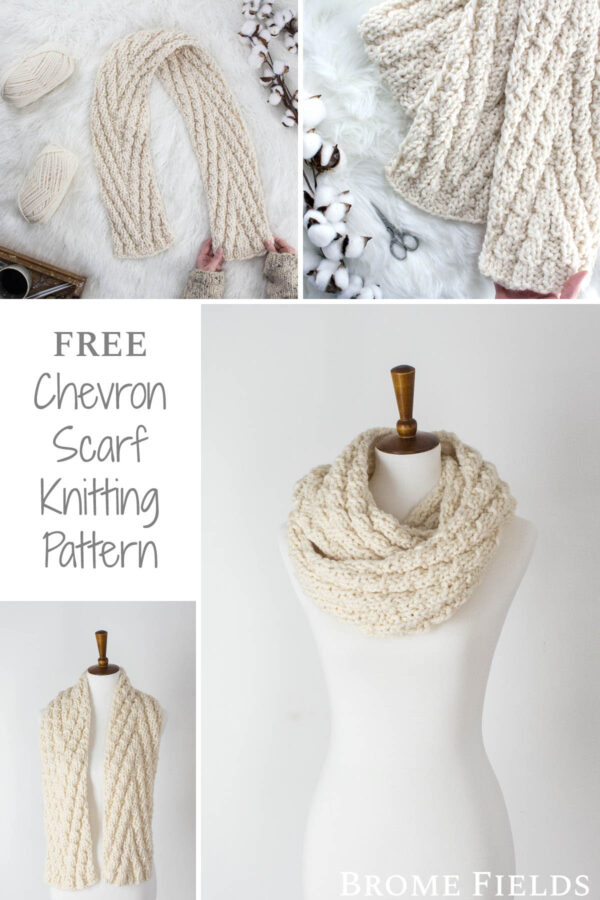 Chevron Infinity Scarf : Brome Fields