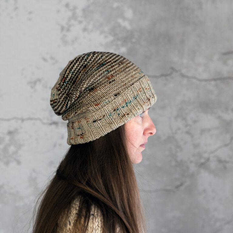 Striped Hat Knitting Pattern